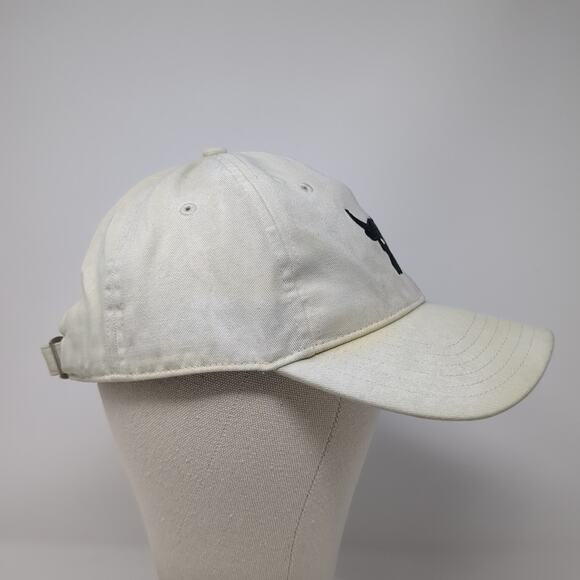 Bull Slideback Baseball Cap White One Size Adjustable Free Fit Under Armour - Picture 5 of 9